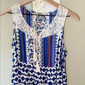 patterned umgee dress